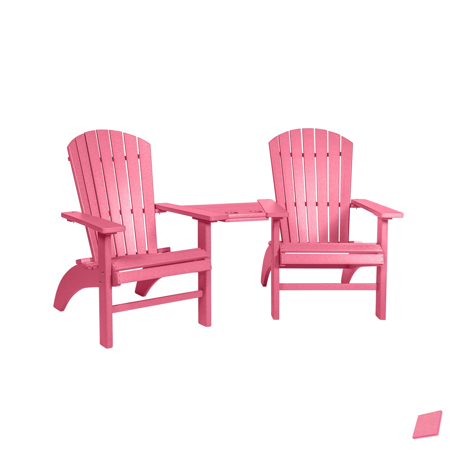 Fanback Adirondack Deluxe Settee Chair