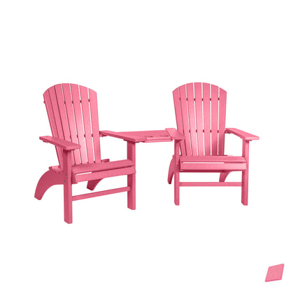 Fanback Adirondack Deluxe Settee Chair