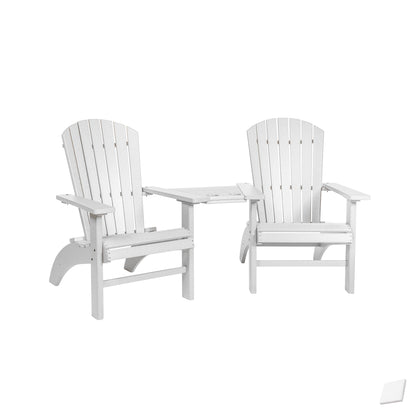Fanback Adirondack Deluxe Settee Chair