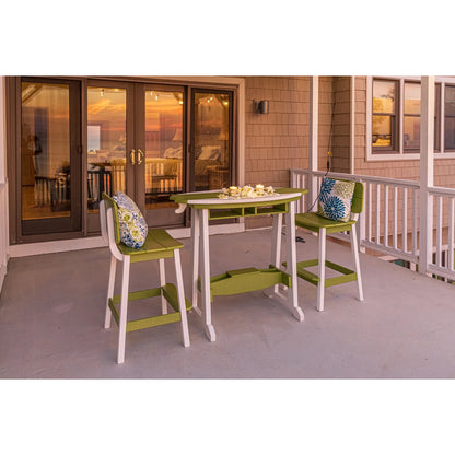 SurfAira 4' Surfboard Table Set with Saddle Chair or Stool