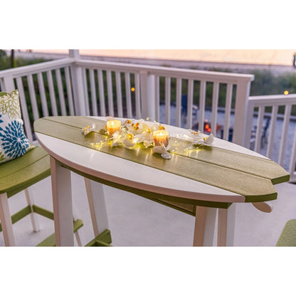 SurfAira 4' Surfboard Table Set with Saddle Chair or Stool