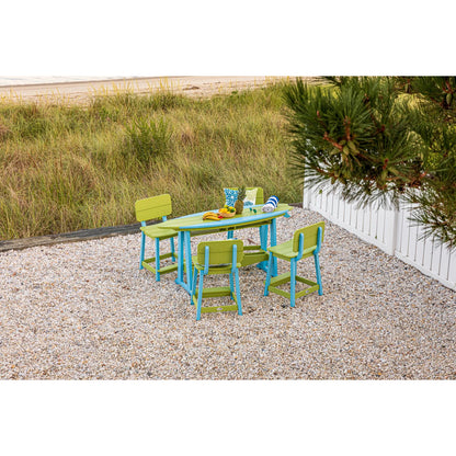 SurfAira 6' Surfboard Table Set with Saddle Chair or Stool
