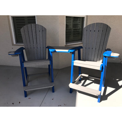 Great Bay Settee Chair With Cupholders - Bar Height
