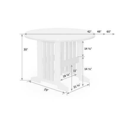Keystone 48" Round Table - Dining Height