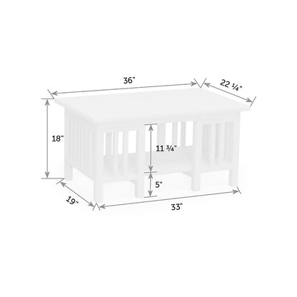 Mission Deep Seating Coffee Table