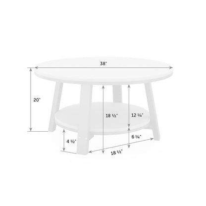 SeaAira Round 38″ Conversation Table