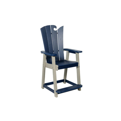 SurfAira 6' Surfboard Table Set with Saddle Chair or Stool