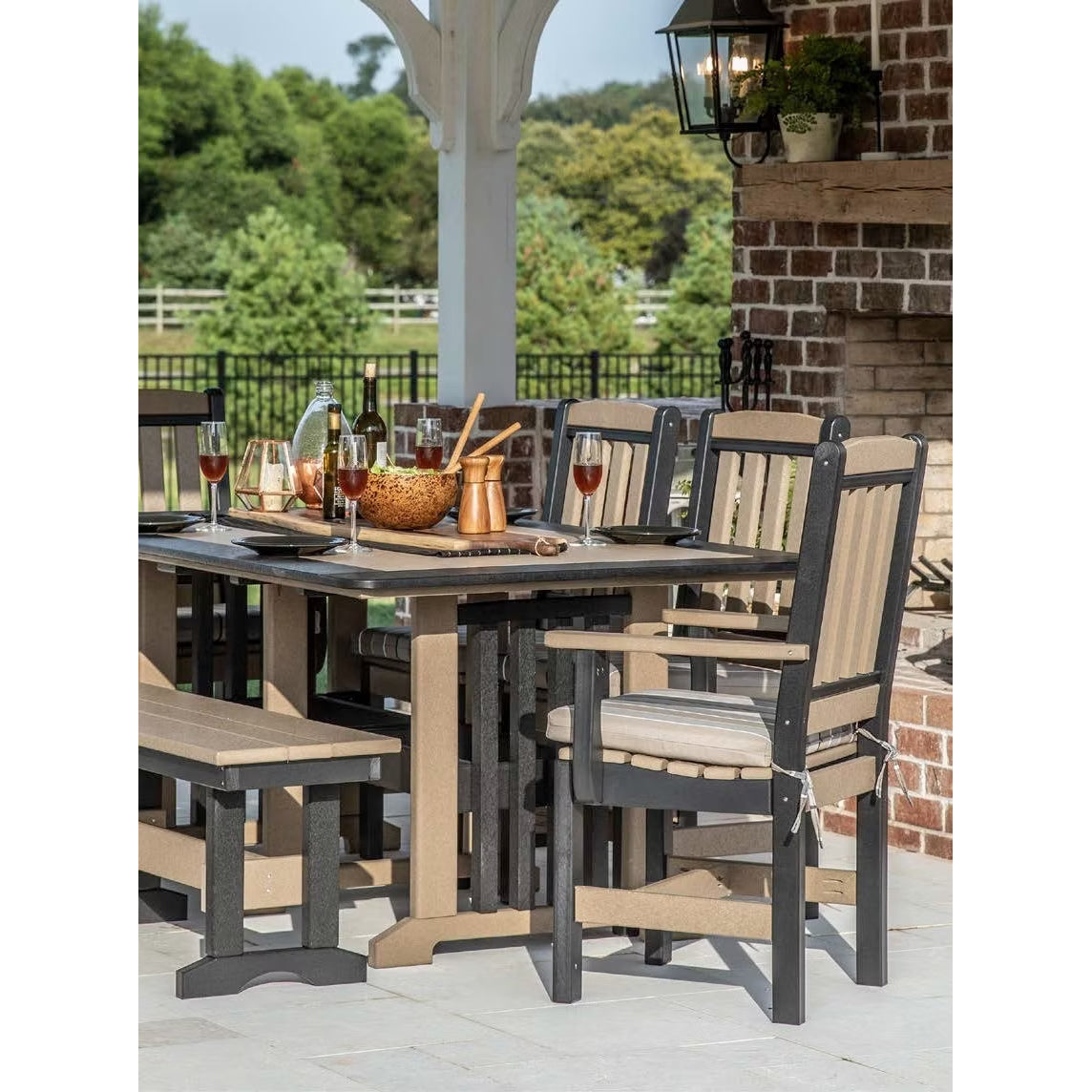 English Garden 72" Rectangle Table - Dining Height