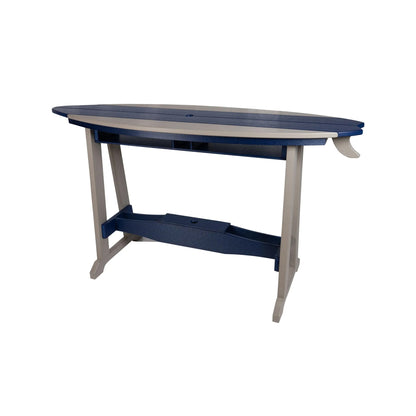 SurfAira 6' Surfboard Table Set with Saddle Chair or Stool