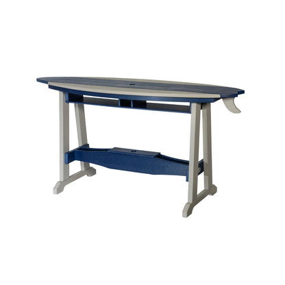 SurfAira 6' Surfboard Table Set with Saddle Chair or Stool